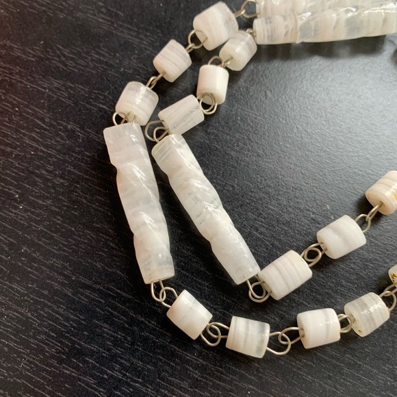 Vintage Mexican Quartz Tribal Mask Necklace - Picture 6 of 9